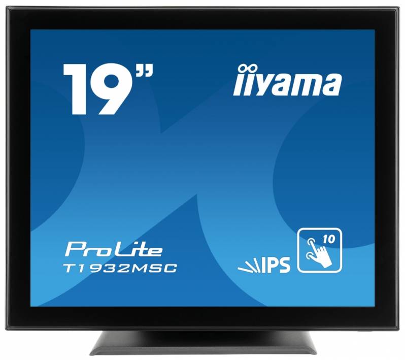 Monitor POS touchscreen iiyama ProLite T1932MSC, 19 inch, PCAP, negru