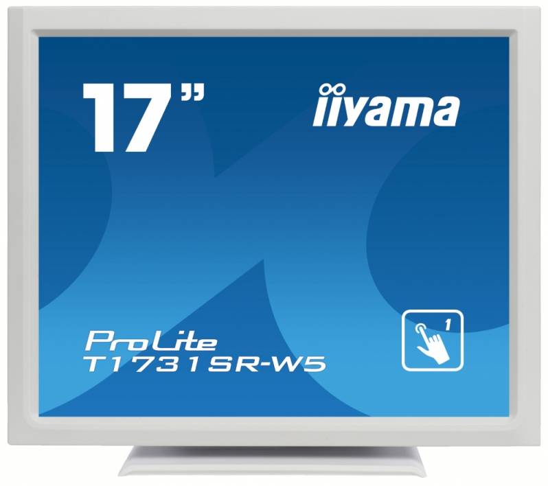 Monitor POS touchscreen iiyama ProLite T1731SR, 17 inch, rezistiv, alb