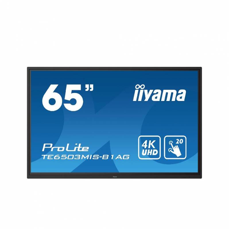 Monitor touchscreen iiyama ProLite TE6503MIS-B1AG, 65", 4K, infrared, negru