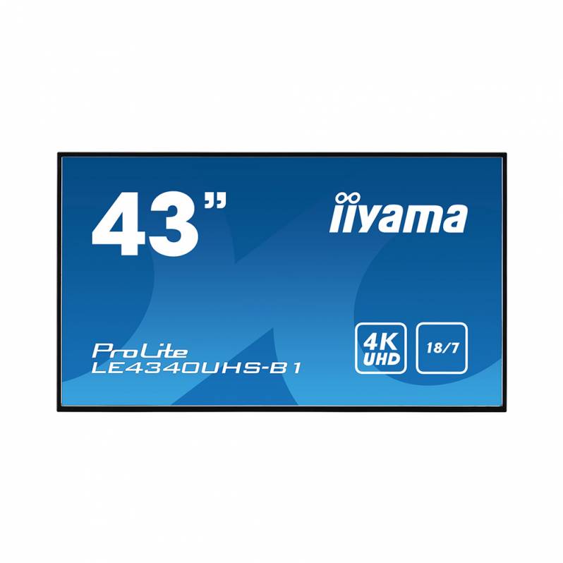 Monitor iiyama ProLite LE4340UHS-B1, 43 inch, negru