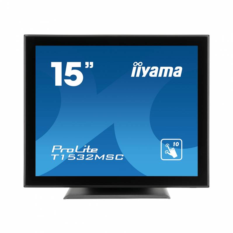 Monitor POS touchscreen iiyama ProLite T1532MSC, 15 inch, PCAP, negru