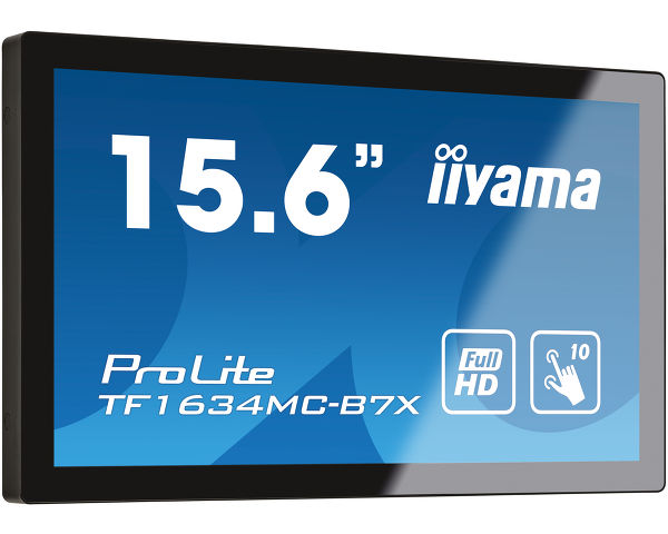 Monitor touchscreen iiyama ProLite T1634MC-B7X, 16", PCAP, open frame, negru