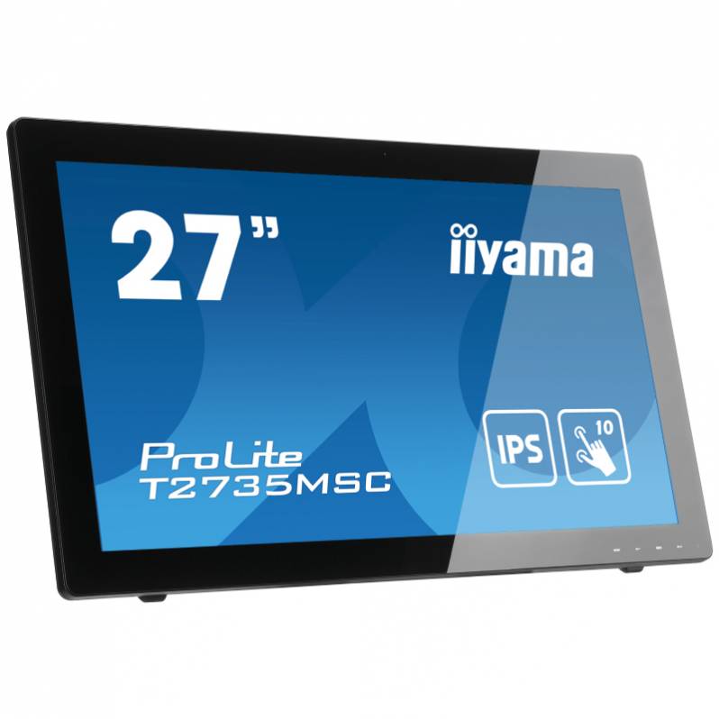iiyama ProLite T2735MSC POS-Touchscreen-Monitor, 27 Zoll, Full HD, PCAP, matt schwarz