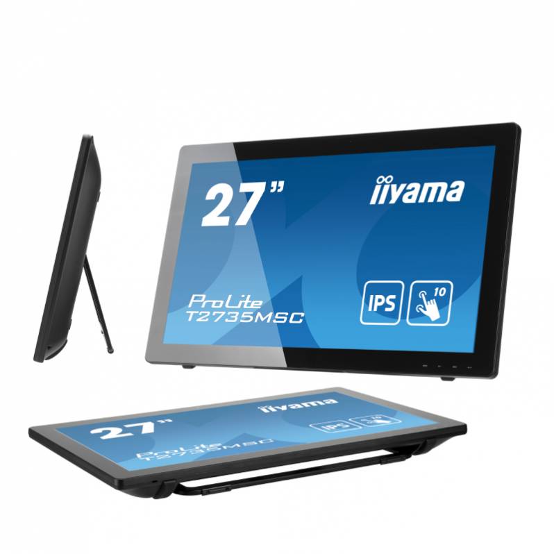 iiyama ProLite T2735MSC POS-Touchscreen-Monitor, 27 Zoll, Full HD, PCAP, matt schwarz