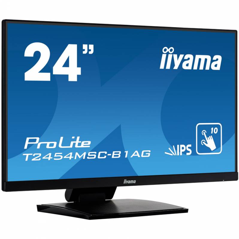 iiyama ProLite T2454MSC-B1AG POS-Touchscreen-Monitor, 24 Zoll, Full HD, PCAP, schwarz