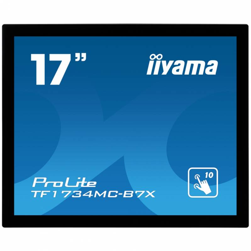 Monitor POS touchscreen iiyama ProLite TF1734MC-B7X, 17 inch, PCAP, negru mat