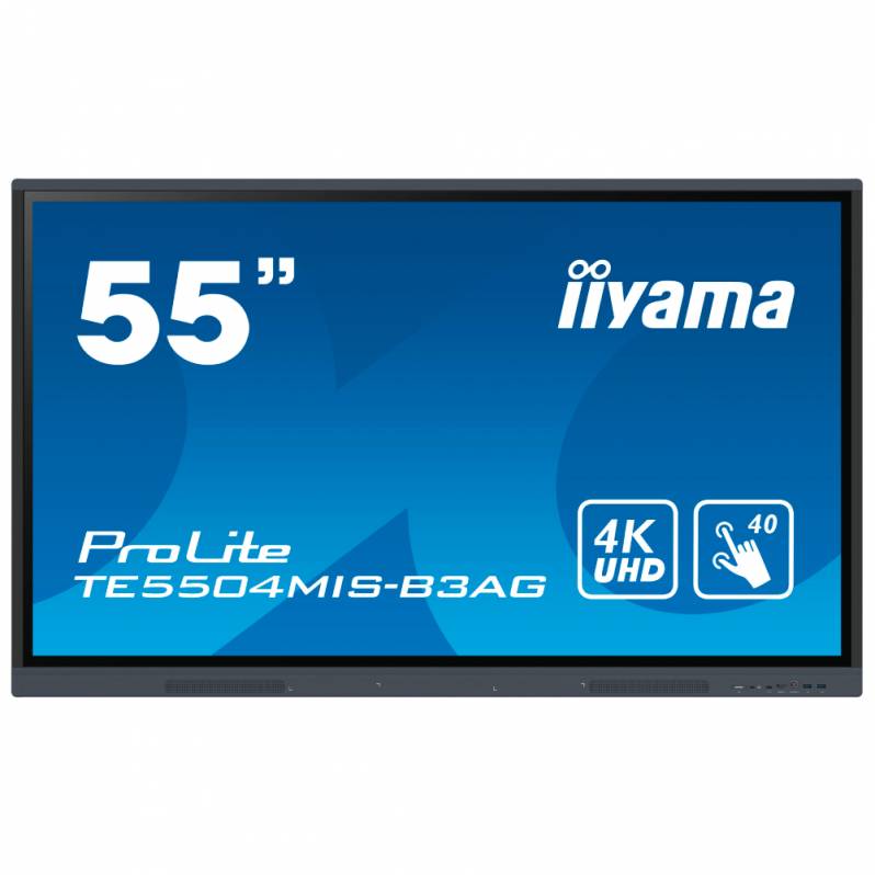 Monitor interactiv touchscreen iiyama ProLite TE5504MIS, 55 inch, negru