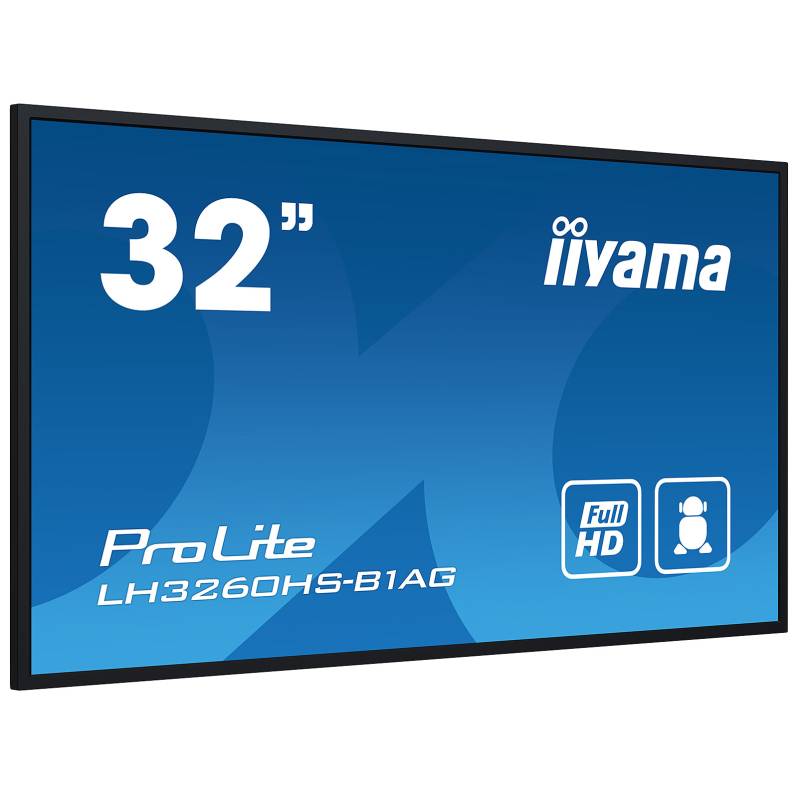 Monitor iiyama ProLite IDS 31,5'', Full HD, USB, RS232, Ethernet, Wi-Fi, Android