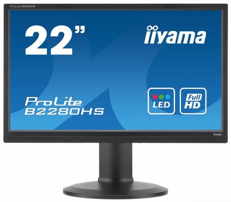 Monitor iiyama ProLite B2280HS, 22", negru