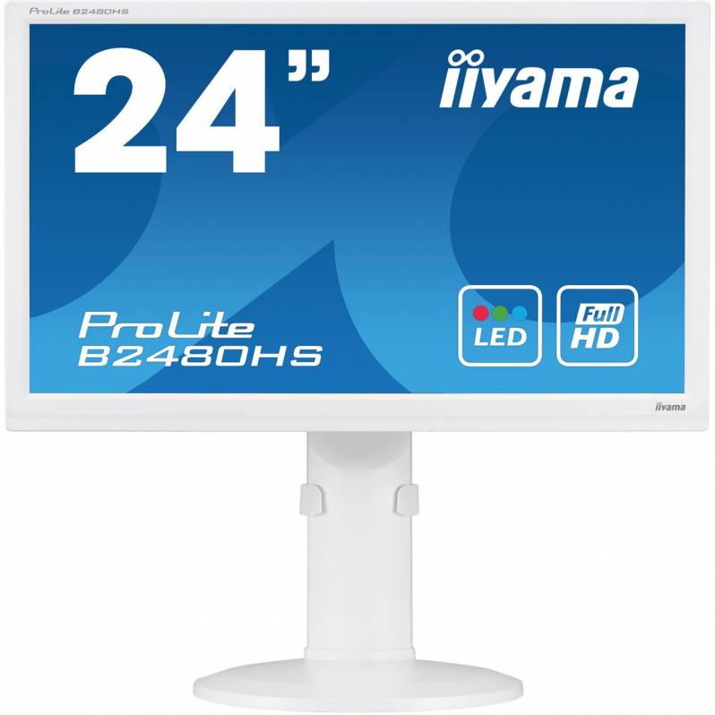 Monitor iiyama ProLite B2480HS, 24", alb