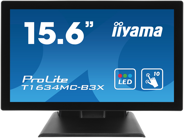 Monitor touchscreen iiyama ProLite T1634MC, 16", negru