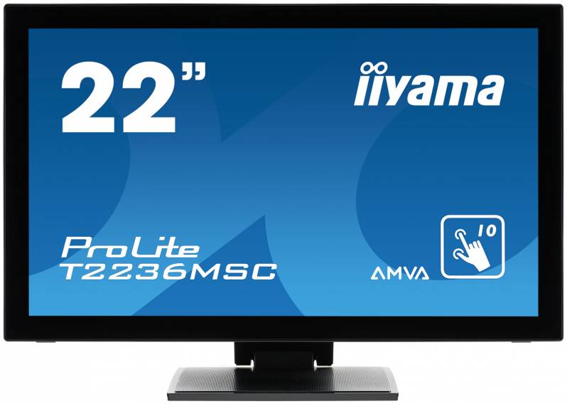 Monitor touchscreen iiyama ProLite T2236MSC, 21.5", negru