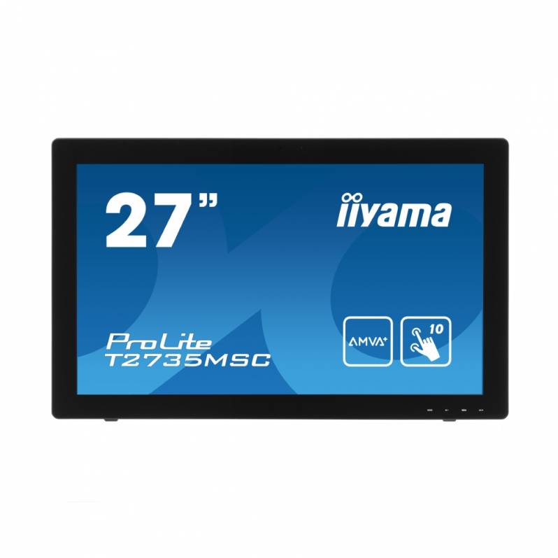Monitor touchscreen iiyama ProLite T2735MSC, 27'', blue light reducer, negru