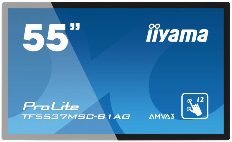 Monitor touchscreen iiyama ProLite TF5537MSC, 54.6", open-frame