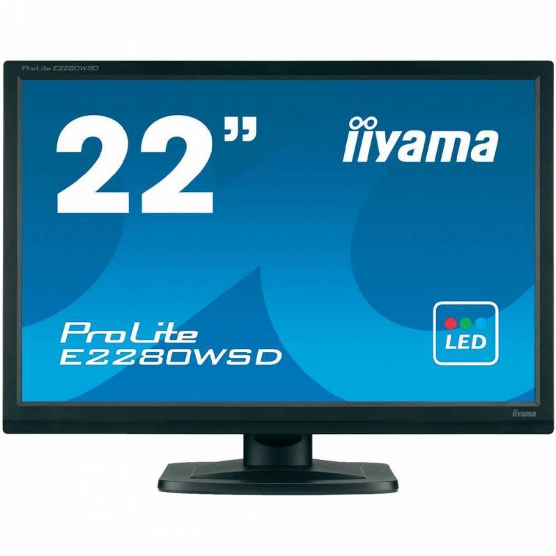 Monitor iiyama ProLite E2280WSD, 22", negru