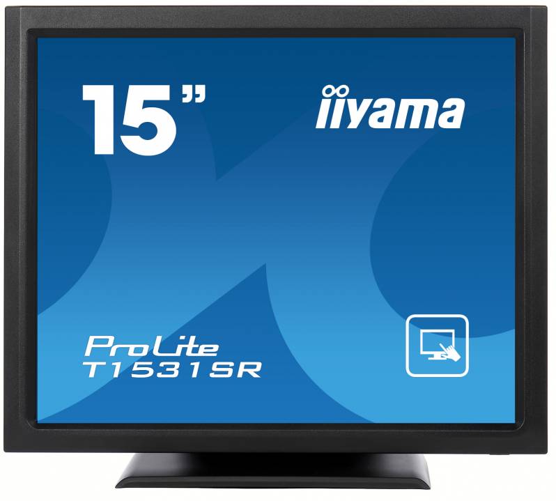 Monitor touchscreen iiyama ProLite T1531SR, 15", negru