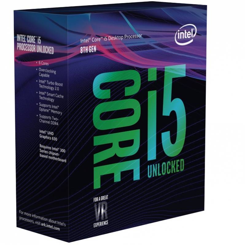 Procesor Intel Coffee Lake, core i5-8600K, 3.60GHz box