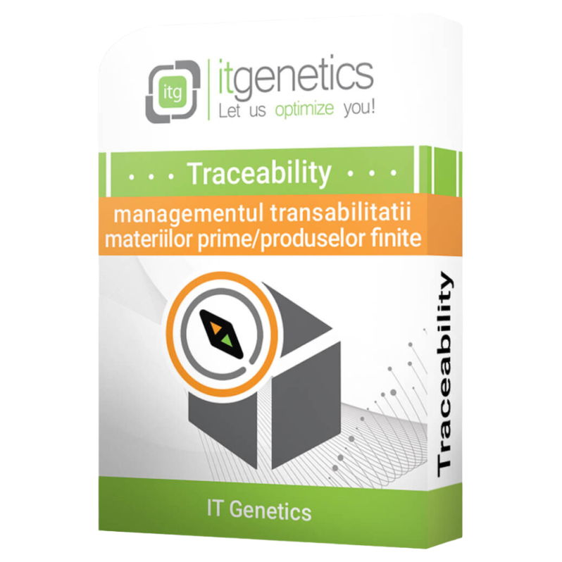 ITG Traceability - Software pentru trasabilitatea materiilor prime si a produselor finite pentru calculator