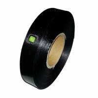 Schwarzes Satinband für Etiketten 40mm, 200m
