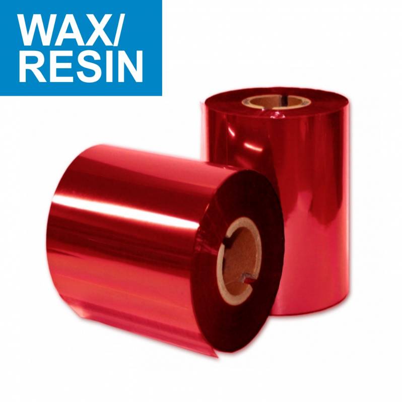 Ribon Zinta LC40 75mm x 300m, rosu, OUT