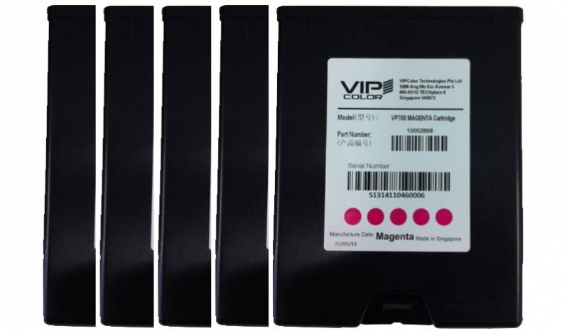 Set 5 cartuse cerneala VIPColor VP700, magenta