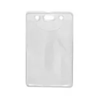 Suport card flexibil vertical extra, transparent