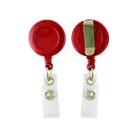 Clips retractabil, rosu