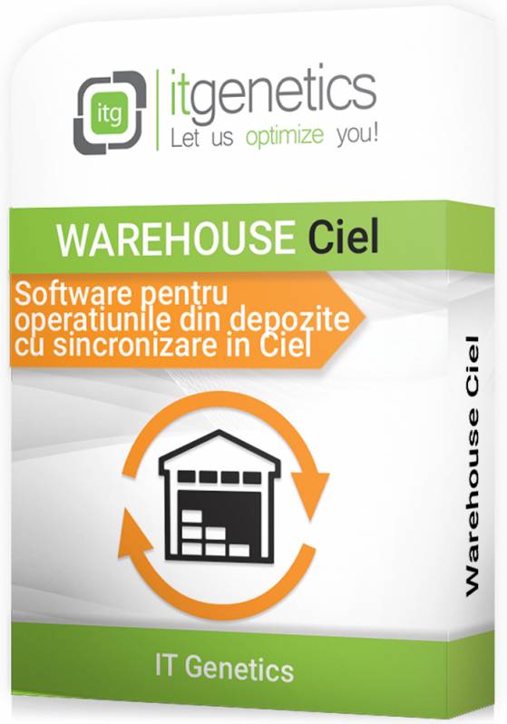 ITG Warehouse Ciel - Software pentru operatiunile din depozite cu sincronizare in Ciel