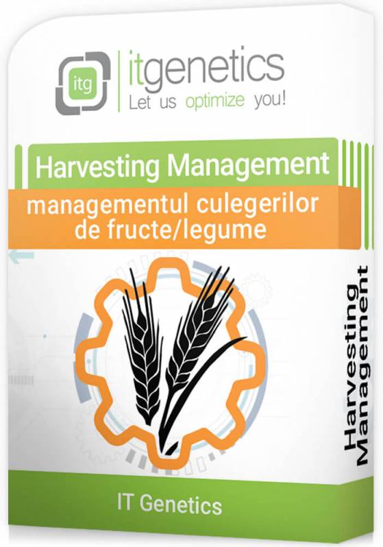 ITG Harvesting Management - Software pentru gestionarea recoltarii de fructe si legume cu zilieri