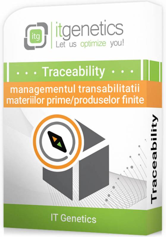 ITG Traceability - Software pentru trasabilitatea materiilor prime si a produselor finite pentru calculator