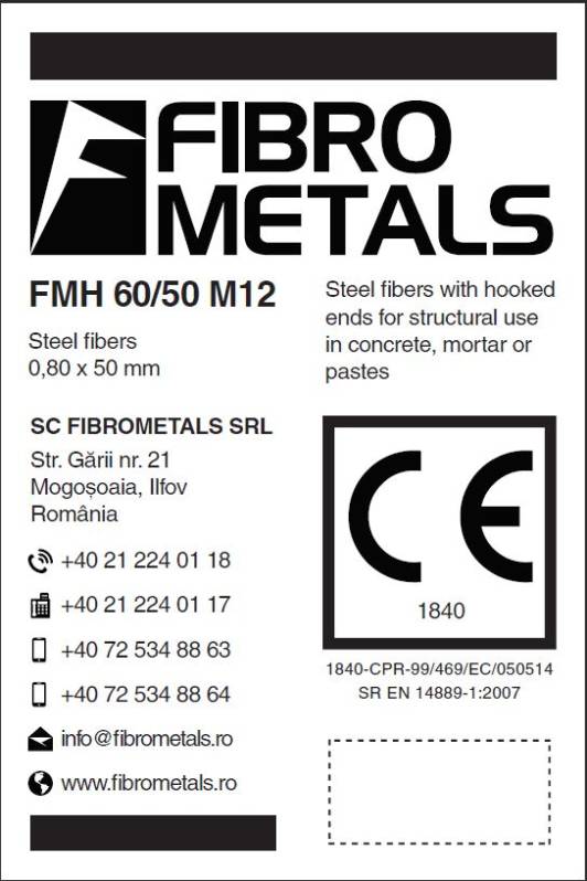 Etichete semilucioase FIBRO Fbr 60/50, 100x150 mm