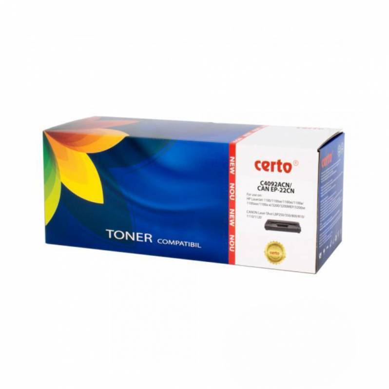 Cartus toner HP 92A, compatibil, negru