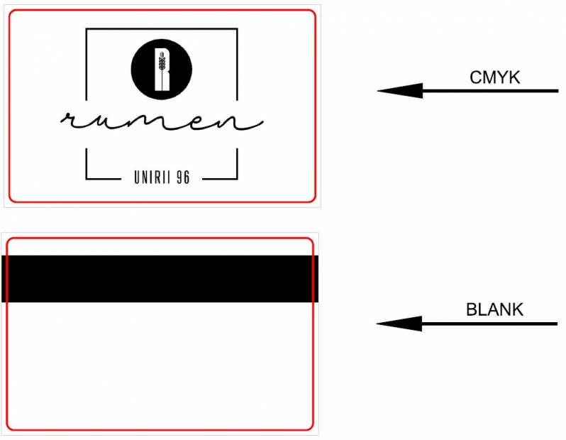 Card PVC personalizat Rumen, Hi-Co