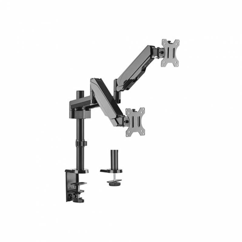 Suport Gas Spring Dual Arm Blackmount MNT16-2, pentru 2 monitoare