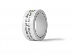 Banda adeziva colorata 66m x 50 mm, personalizata Produs in Romania