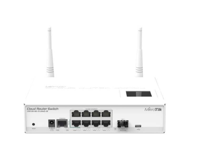 Router MikroTik CRS109-8G-1S-2HnD-IN