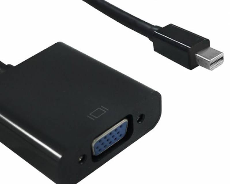 Adaptor Mycon mini CON3205, DisplayPort la VGA, negru