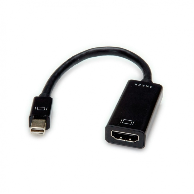 Adaptor mini 12.99.3142-10, DisplayPort la HDMI negru