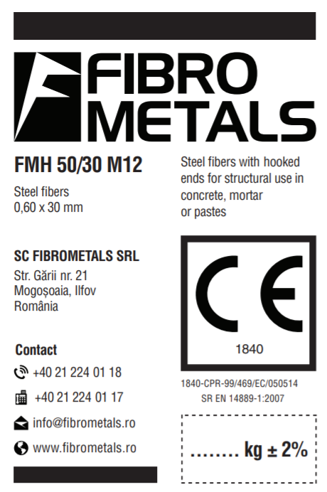 Etichete semilucioase FIBRO Fbr 50/30, 100x150 mm