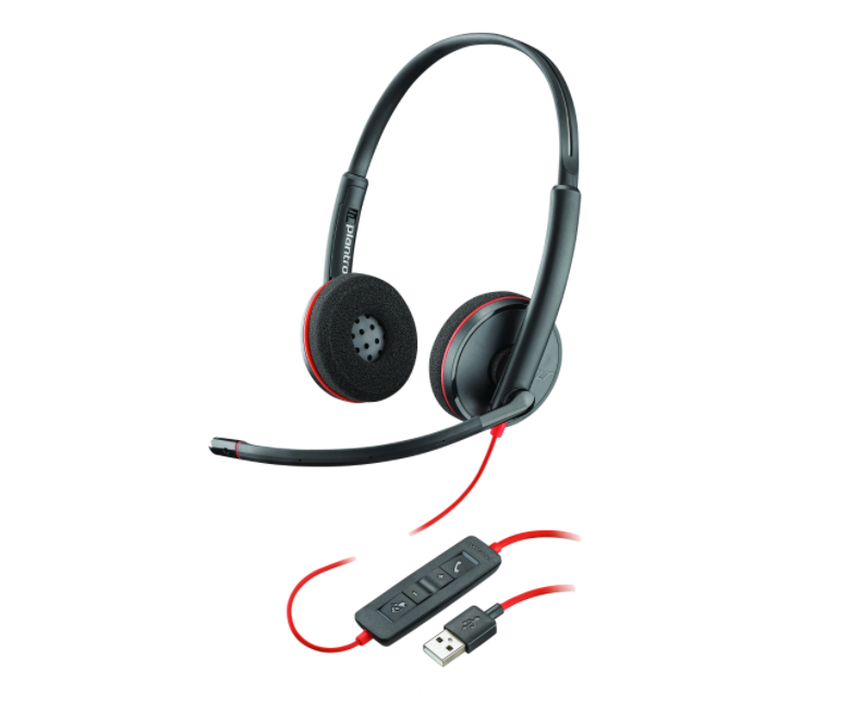 Casti cu microfon Center Plantronics Blackwire C3220, USB