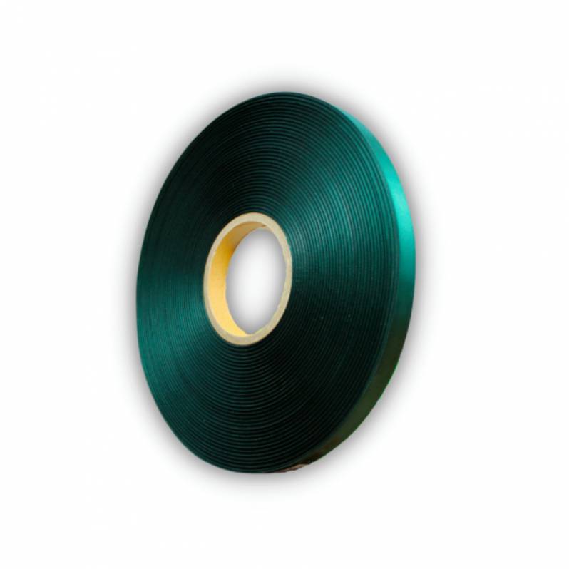 Banda de satin pentru etichetare 15mm, verde