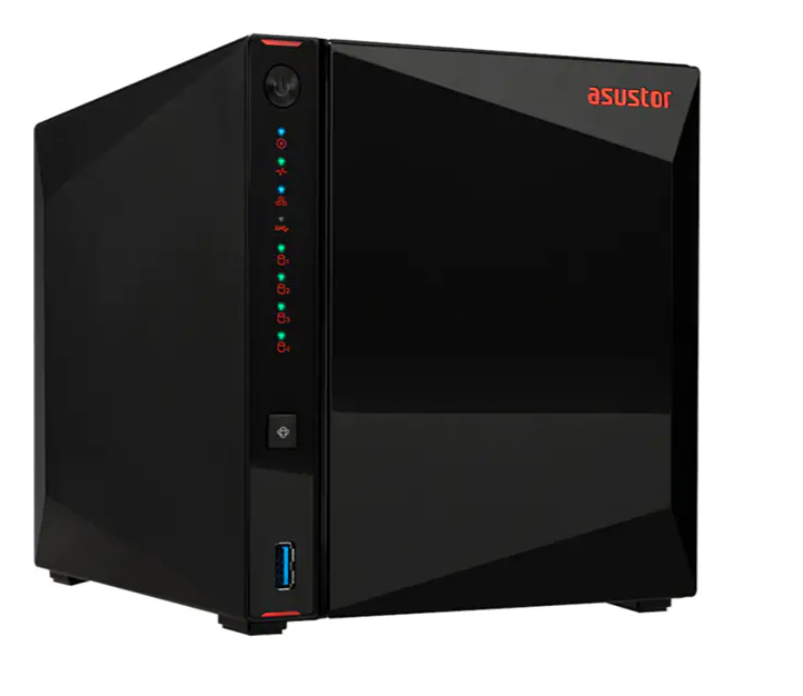 Server NAS ASUSTOR AS5304T, 1.5GHz, 4GB, 4-Bays, negru