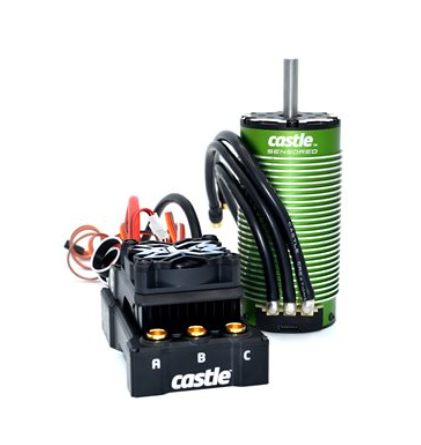 Castle Mamba XLX2 8S 33,6V ESC, 2028-1100KV Motor Combo 1/5