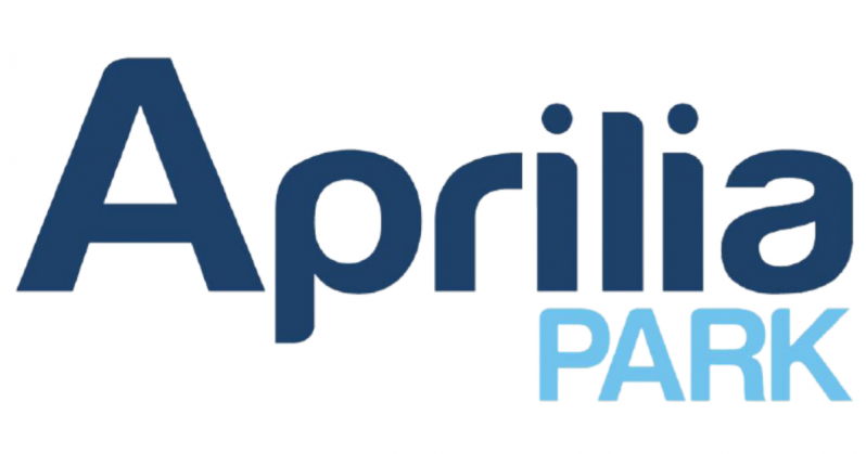 Bratara RFID din silicon rosie, tip ceas, logo albastru, personalizata Aprilia Park