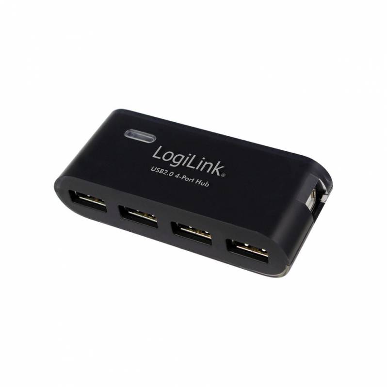 Hub USB Logilink UA0085, 4 porturi, cu alimentare