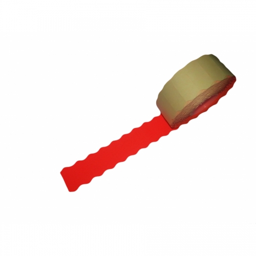 Etichete de pret ZINTA 26x16 rotunjite, rosii