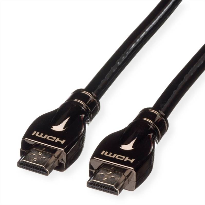 Cablu HDMI Ultra HD cu Ethernet (UHD-1), M/M, 15m Roline, negru