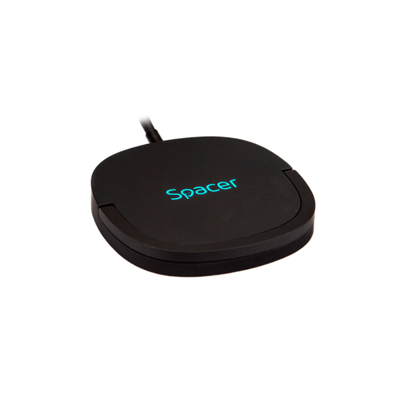 Alimentator Wireless Spacer, Quick Charge 15W Qi, USB-C