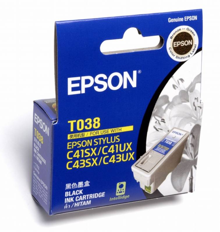 Cartus cerneala Epson T038, negru, compatibil