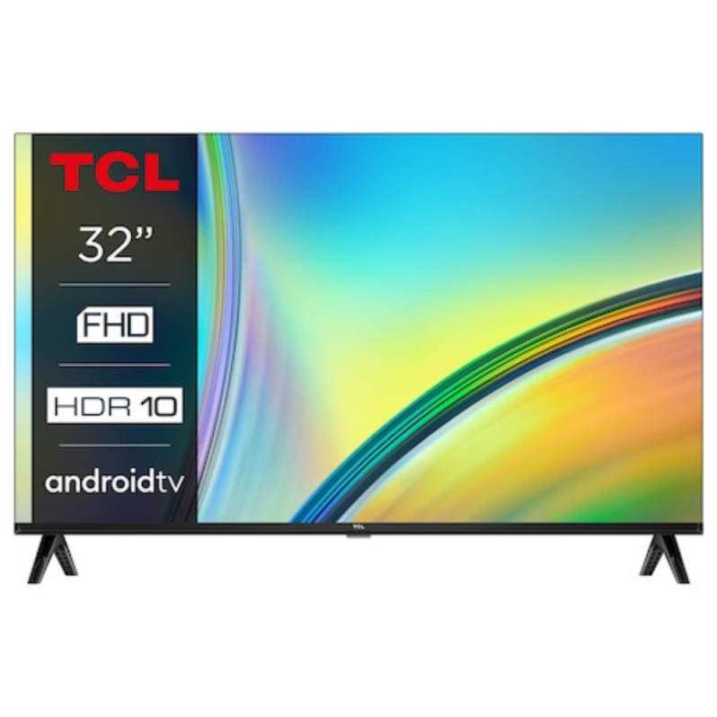 Televizor Smart LED TCL 32S5400AF, 32 inch, FHD, Wi-Fi, negru